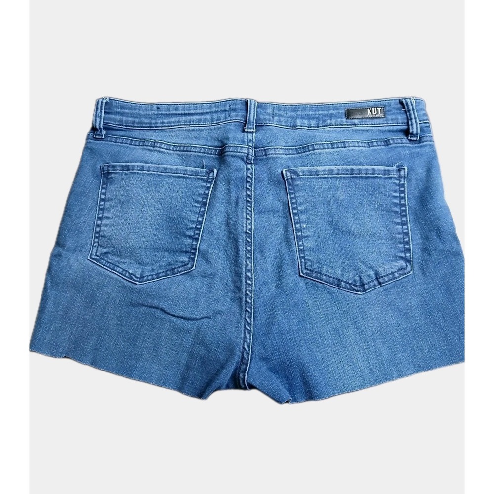 KUT from the Kloth Gidget Denim 90's High-Rise Style Shorts Women 32 #450C